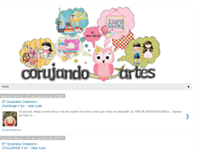 Tablet Screenshot of corujandoartes.blogspot.com