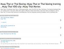 Tablet Screenshot of boxingmuaythai.blogspot.com