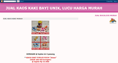 Desktop Screenshot of kaoskakibayimurah.blogspot.com