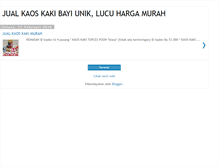 Tablet Screenshot of kaoskakibayimurah.blogspot.com