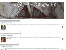 Tablet Screenshot of lifewiththelaughlins.blogspot.com