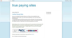 Desktop Screenshot of payingfreesites.blogspot.com