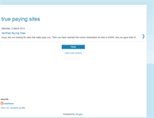 Tablet Screenshot of payingfreesites.blogspot.com