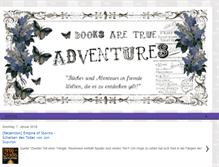 Tablet Screenshot of booksaretrueadventures.blogspot.com