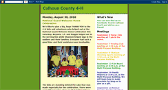 Desktop Screenshot of calhouncounty4h.blogspot.com