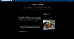 Desktop Screenshot of billionlinks.blogspot.com