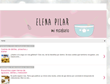 Tablet Screenshot of mirecetario-elena.blogspot.com