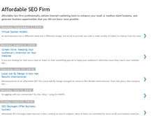 Tablet Screenshot of affordableseofirm.blogspot.com