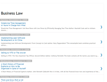 Tablet Screenshot of business-law-books.blogspot.com
