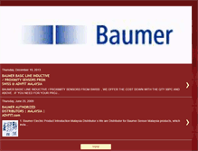 Tablet Screenshot of baumer-electric.blogspot.com