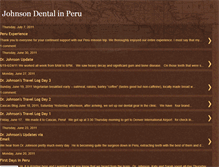 Tablet Screenshot of johnsondentalinperu.blogspot.com