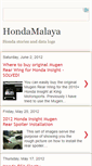 Mobile Screenshot of hondamalaya.blogspot.com