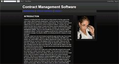 Desktop Screenshot of contractmanagsoft.blogspot.com