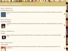 Tablet Screenshot of llibressaborosos.blogspot.com