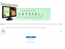 Tablet Screenshot of beautybycrystal.blogspot.com