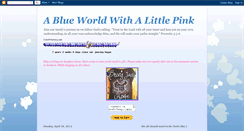 Desktop Screenshot of ablueworldwithalittlepink.blogspot.com