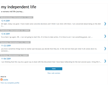 Tablet Screenshot of nataliemyindependentlife.blogspot.com