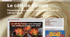 Desktop Screenshot of cdh-faimes.blogspot.com