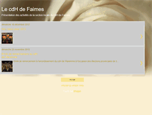 Tablet Screenshot of cdh-faimes.blogspot.com