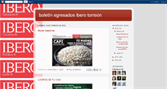 Desktop Screenshot of iberotorreonegresados.blogspot.com