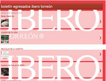 Tablet Screenshot of iberotorreonegresados.blogspot.com