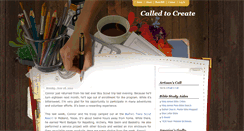 Desktop Screenshot of called2create.blogspot.com