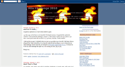 Desktop Screenshot of milechallenge.blogspot.com