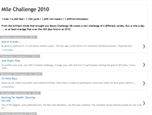 Tablet Screenshot of milechallenge.blogspot.com