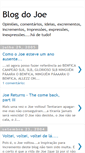 Mobile Screenshot of blogdojoe.blogspot.com