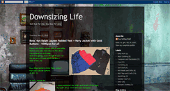 Desktop Screenshot of downsizing-life.blogspot.com