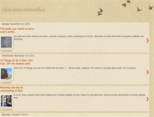 Tablet Screenshot of chitchatovercoffee.blogspot.com