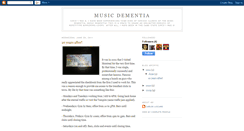 Desktop Screenshot of musicdementia.blogspot.com