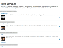 Tablet Screenshot of musicdementia.blogspot.com