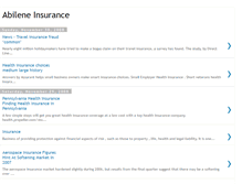 Tablet Screenshot of abileneinsurance.blogspot.com