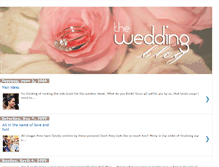 Tablet Screenshot of fancyletters-theweddingblog.blogspot.com