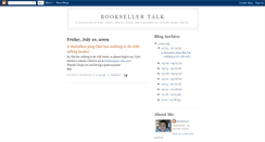 Desktop Screenshot of booksellertalk.blogspot.com