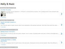 Tablet Screenshot of mollysmusic.blogspot.com