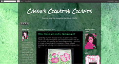 Desktop Screenshot of cassann-creativecrafts.blogspot.com