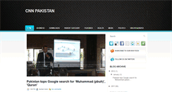 Desktop Screenshot of cnnpakistan.blogspot.com