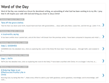 Tablet Screenshot of exploringtheword-dailybread.blogspot.com