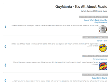 Tablet Screenshot of guymania.blogspot.com