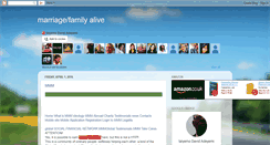 Desktop Screenshot of marriagefamilyalive.blogspot.com