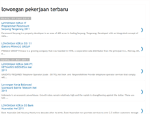 Tablet Screenshot of lowongankerjaterbaru8.blogspot.com