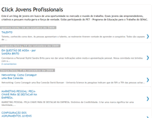 Tablet Screenshot of clickjovensprofissionais.blogspot.com