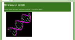 Desktop Screenshot of otrogenesisposible.blogspot.com