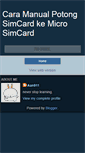 Mobile Screenshot of potongsimcard.blogspot.com