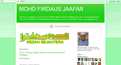 Desktop Screenshot of mohd-firdaus-jaafar.blogspot.com