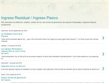 Tablet Screenshot of ingresoresidual.blogspot.com