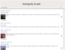 Tablet Screenshot of evade-autografy.blogspot.com