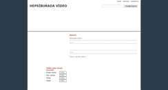 Desktop Screenshot of hepsiburadavideo.blogspot.com
